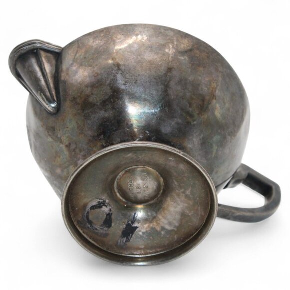 Antique Benedict Silver Plated Creamer Bowl - Picture 6 of 8